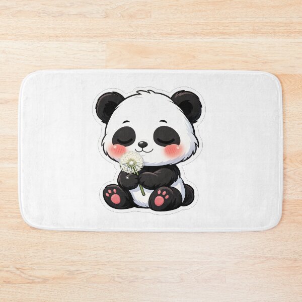 Item preview, Cute Baby Panda Holding A Dandelion designed and sold by Owcomm.