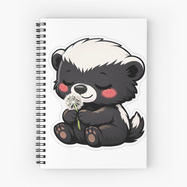 Item preview, Cute Baby Honey Badger Holding Dandelion designed and sold by Owcomm.