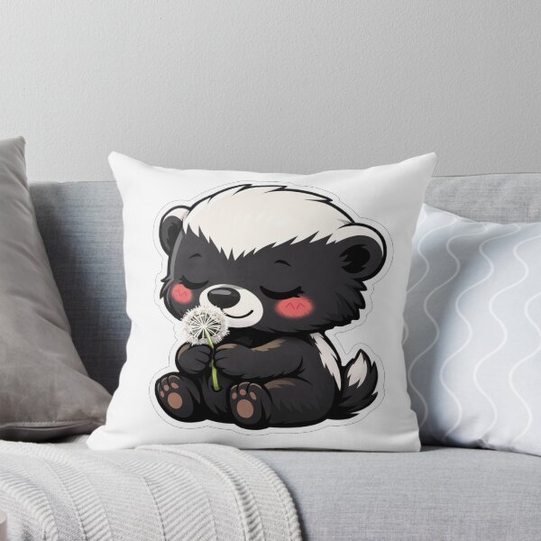 Item preview, Cute Baby Honey Badger Holding Dandelion designed and sold by Owcomm.