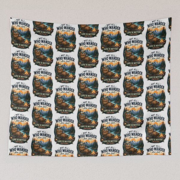 Item preview, Camping Bear Retro Sticker designed and sold by Dream Design Store.