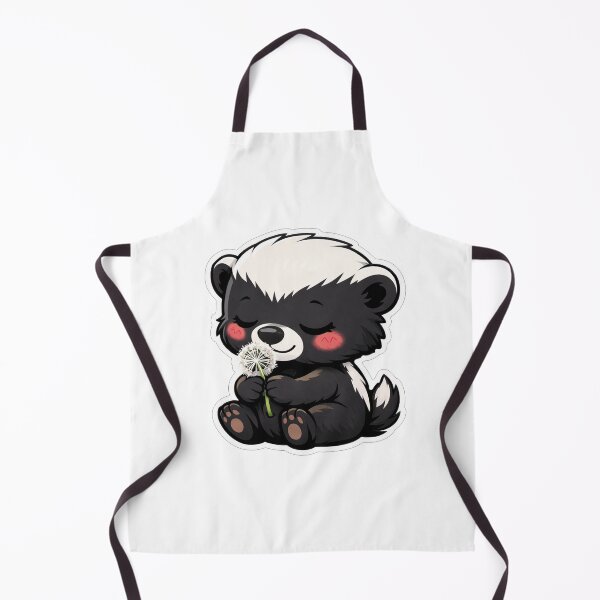 Item preview, Cute Baby Honey Badger Holding Dandelion designed and sold by Owcomm.