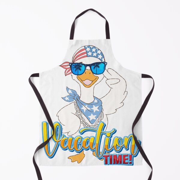 Item preview, Funny Patriotic Duck Vacation Time American Flag Summer Art designed and sold by rich-moda.