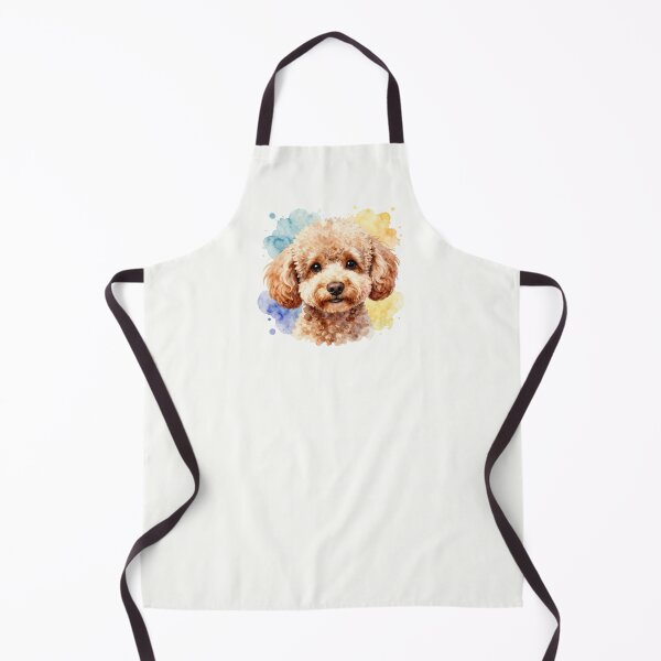 Item preview, Watercolor Cavoodle Portrait with Color Splash designed and sold by ZoesPlace.