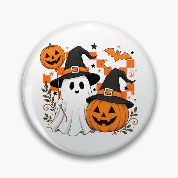 Item preview, Ghost and Pumpkin designed and sold by Cravens-Museum.