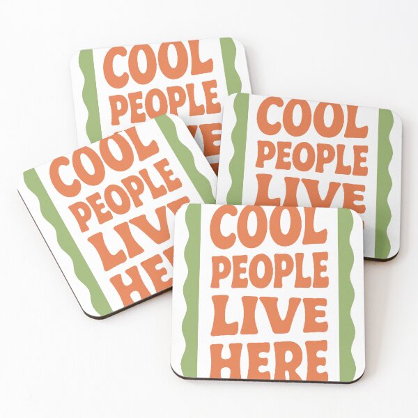 Item preview, Cool People Live Here designed and sold by RicrdRob.
