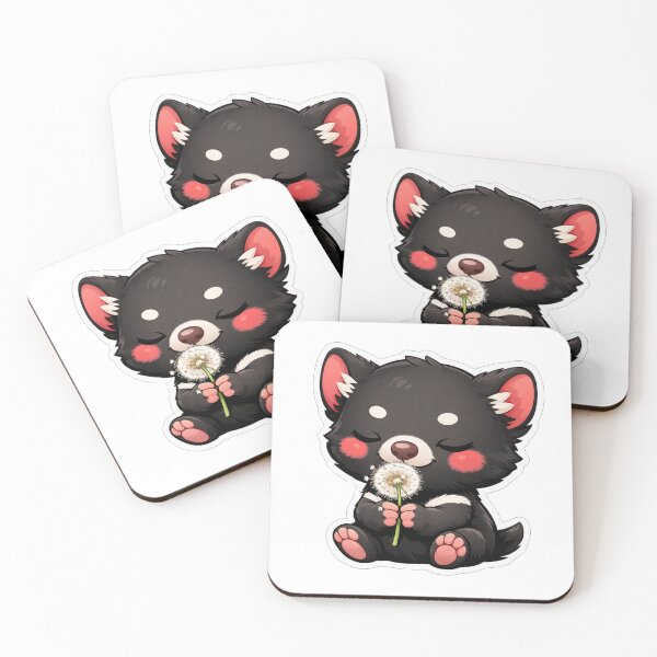 Item preview, Cute Red Panda Holding Dandelion Flower designed and sold by Owcomm.