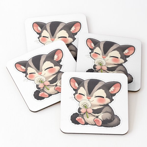 Item preview, Cute Sugar Glider Holding A Dandelion designed and sold by Owcomm.