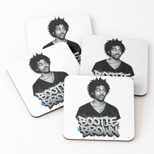 Item preview, Bootie brown music album cover art designed and sold by ARTeez⭐️⭐️⭐️⭐️⭐️.