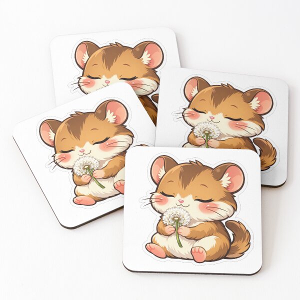 Item preview, Cute Little Hamster Holding A Dandelion designed and sold by Owcomm.