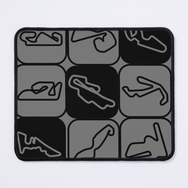 Item preview, Racing Circuits Grid Pattern F1 Track Layouts designed and sold by LifeVectory.