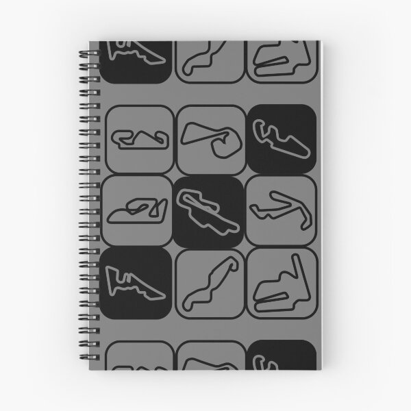 Item preview, Racing Circuits Grid Pattern F1 Track Layouts designed and sold by LifeVectory.