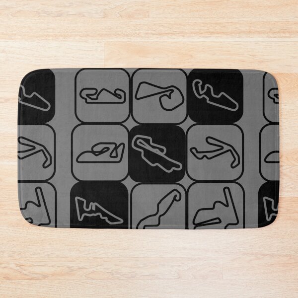Item preview, Racing Circuits Grid Pattern F1 Track Layouts designed and sold by LifeVectory.