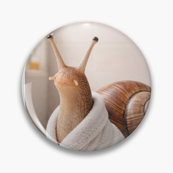 Item preview, Cozy Bathrobe Snail designed and sold by Sillytoe.