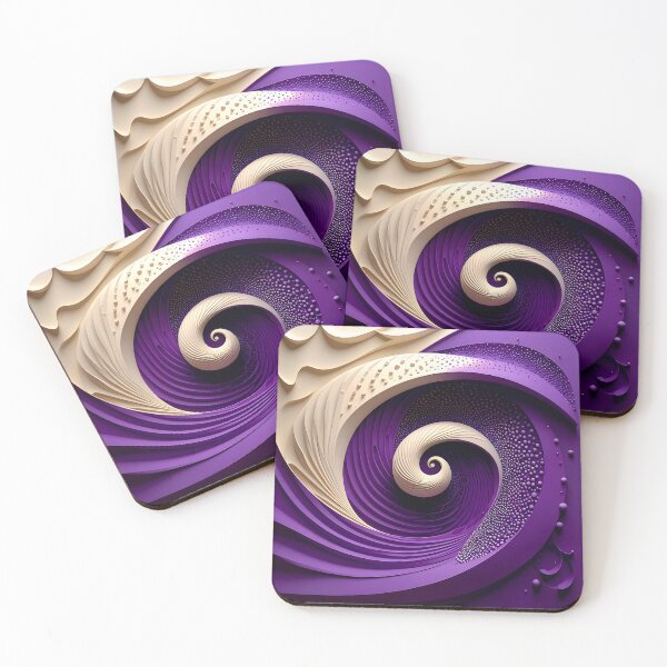 Item preview, Purple Swirl Abstraction  designed and sold by Vicky Brago-Mitchell®.