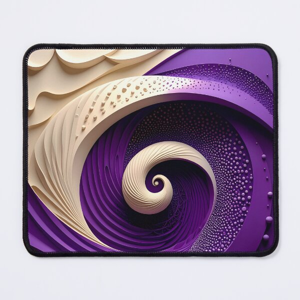 Item preview, Purple Swirl Abstraction  designed and sold by Vicky Brago-Mitchell®.