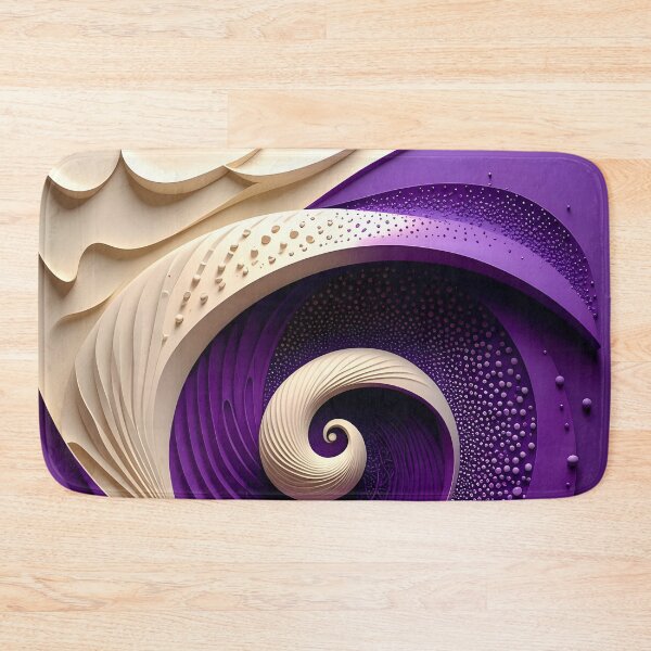 Item preview, Purple Swirl Abstraction  designed and sold by Vicky Brago-Mitchell®.