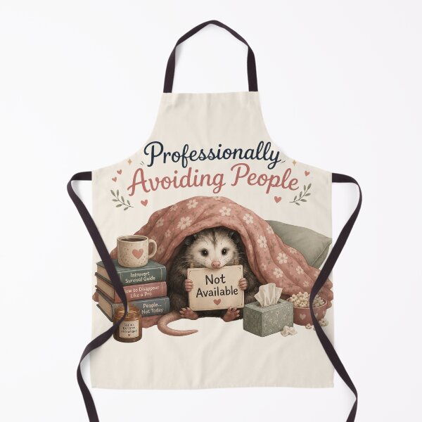 Item preview, Funny Introvert Opossum Professionally Avoiding People designed and sold by legendaryskins.