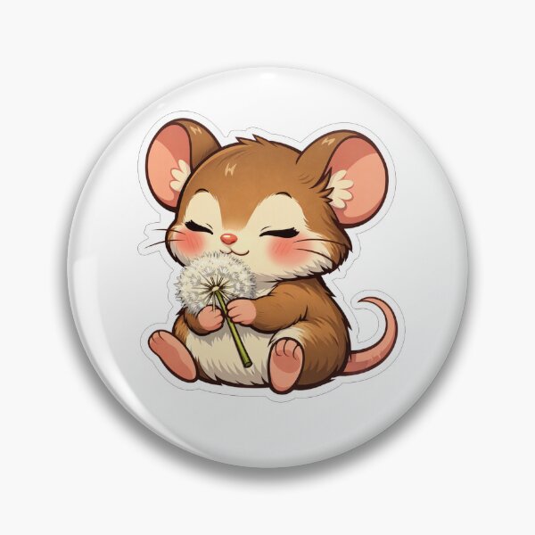 Item preview, Cute Little Mouse Holding A Dandelion designed and sold by Owcomm.