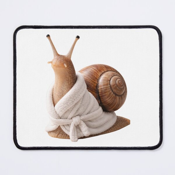 Item preview, Bathrobe Snail designed and sold by Sillytoe.
