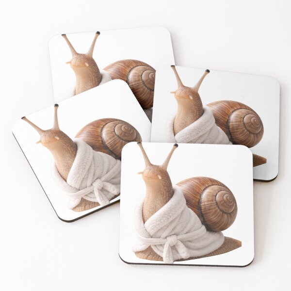 Item preview, Bathrobe Snail designed and sold by Sillytoe.