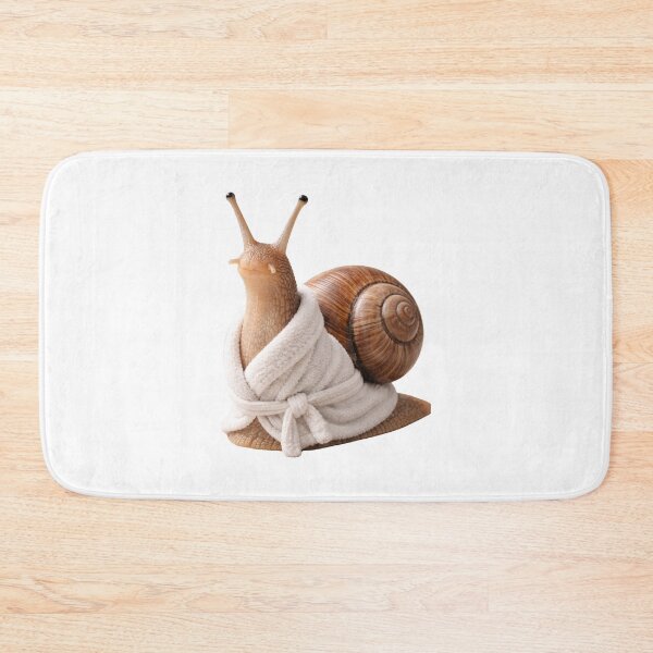 Item preview, Bathrobe Snail designed and sold by Sillytoe.