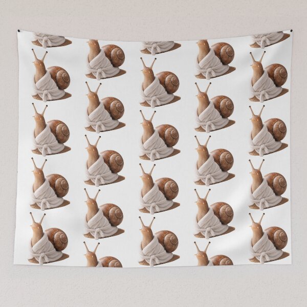 Item preview, Bathrobe Snail designed and sold by Sillytoe.
