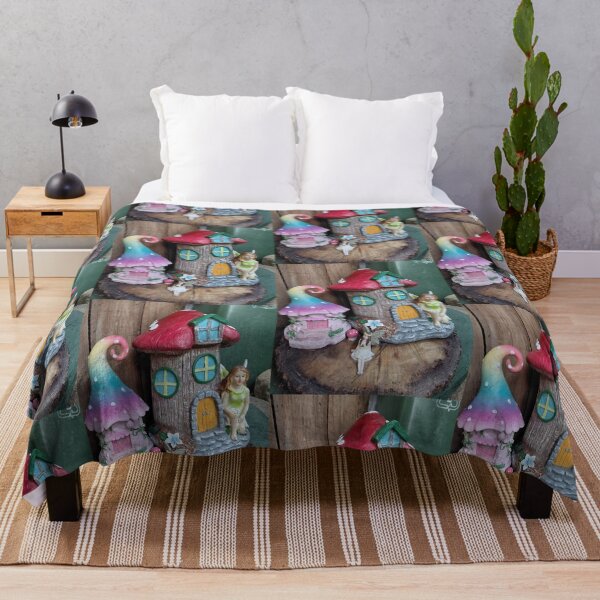 Item preview, Whimsical Fairy Mushroom Houses | Enchanted Cottagecore Fantasy Art designed and sold by pbchan.