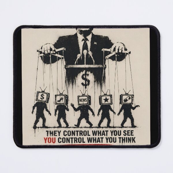 Item preview, Media Control Thought Provoking Political Art designed and sold by 91bravo1029.
