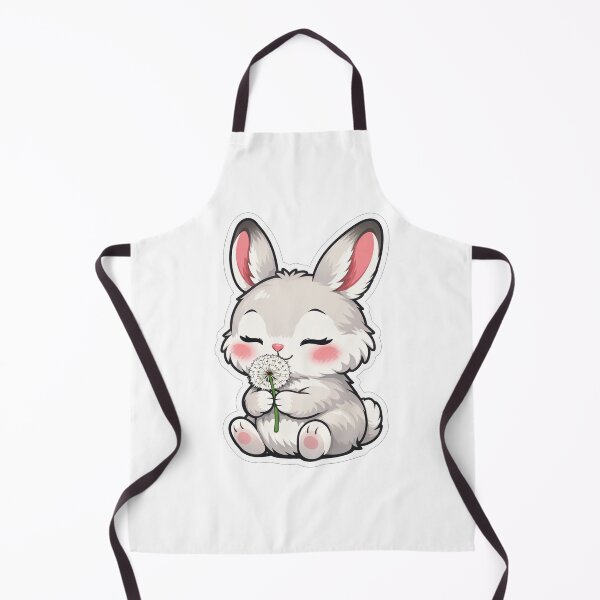 Item preview, Cute Fluffy Bunny Holding A Dandelion Wish designed and sold by Owcomm.