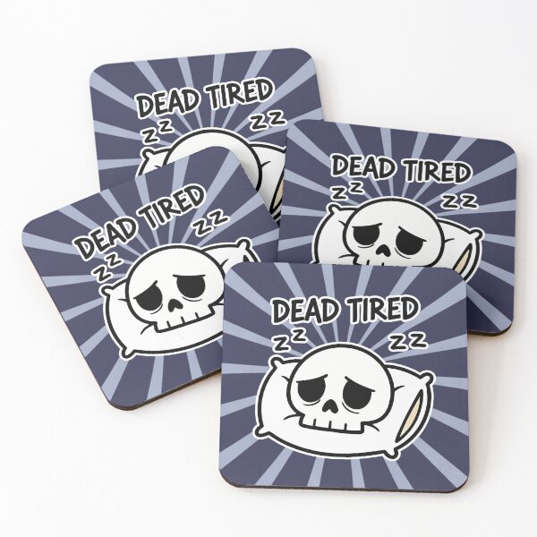 Item preview, Dead Tired Skull Cartoon designed and sold by Taridesign.