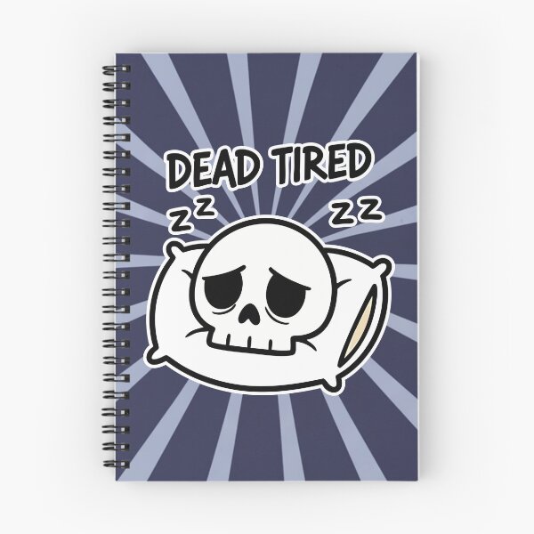 Item preview, Dead Tired Skull Cartoon designed and sold by Taridesign.