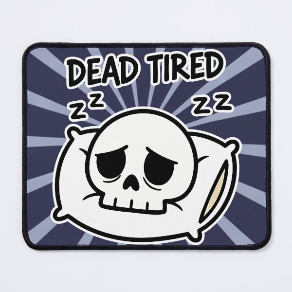 Item preview, Dead Tired Skull Cartoon designed and sold by Taridesign.