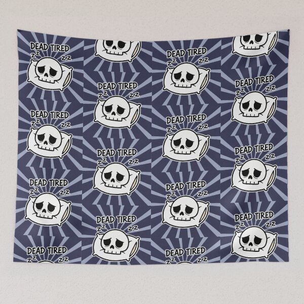 Item preview, Dead Tired Skull Cartoon designed and sold by Taridesign.