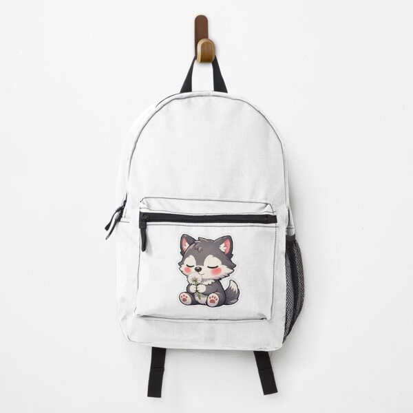 Item preview, Cute Little Wolf Holding A Dandelion designed and sold by Owcomm.