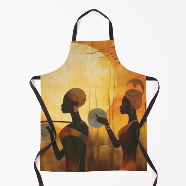 Item preview, African Heritage Sunset | Afrocentric Women Wall Art designed and sold by GSizzle1.