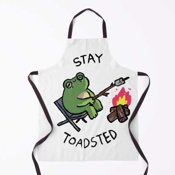 Item preview, Stay Toasted Camping Frog designed and sold by Childish by Design.