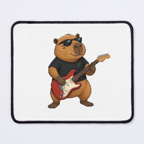 Item preview, capybara guitar designed and sold by Gokuxtreme.