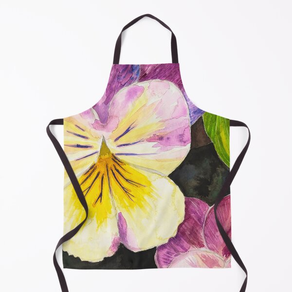 Item preview, Watercolor Purple & Yellow Pansy designed and sold by Acadianpurls.