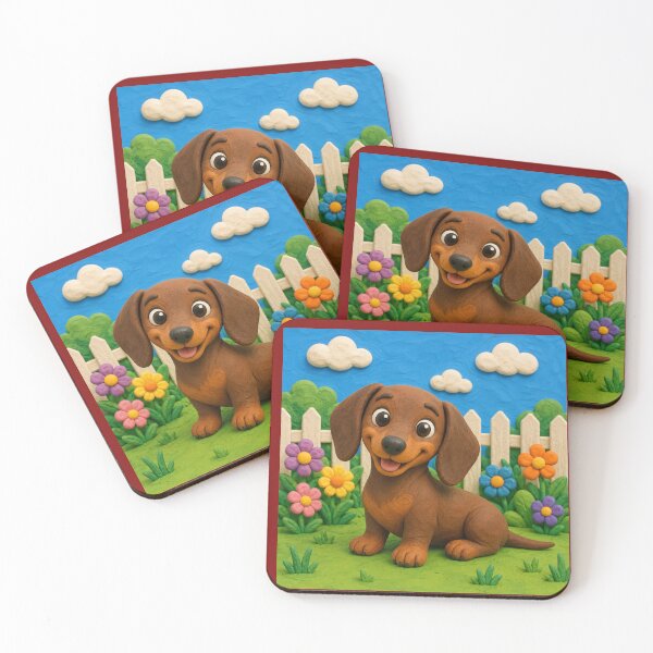Item preview,  Dachshund - clay designed and sold by AcornAndPebble.