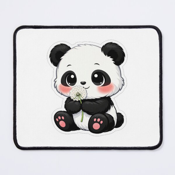 Item preview, Cute Baby Panda Holding A Dandelion designed and sold by Owcomm.