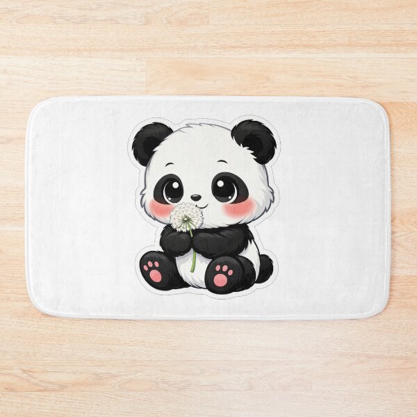 Item preview, Cute Baby Panda Holding A Dandelion designed and sold by Owcomm.