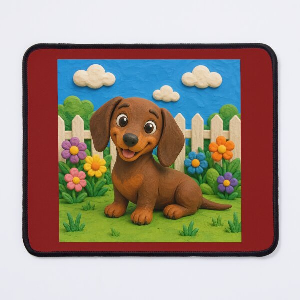 Item preview, Dachshund - clay designed and sold by AcornAndPebble.