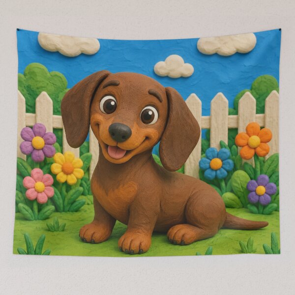 Item preview,  Dachshund - clay designed and sold by AcornAndPebble.