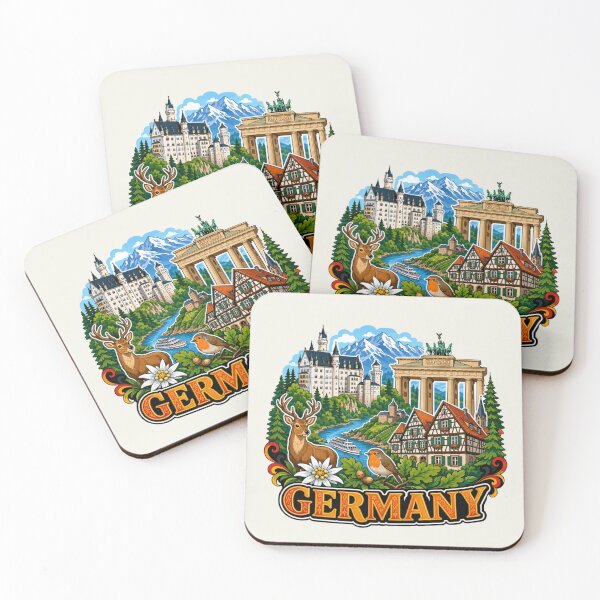 Item preview, Germany - Cultural Heritage and Landmarks designed and sold by Myra365Art.