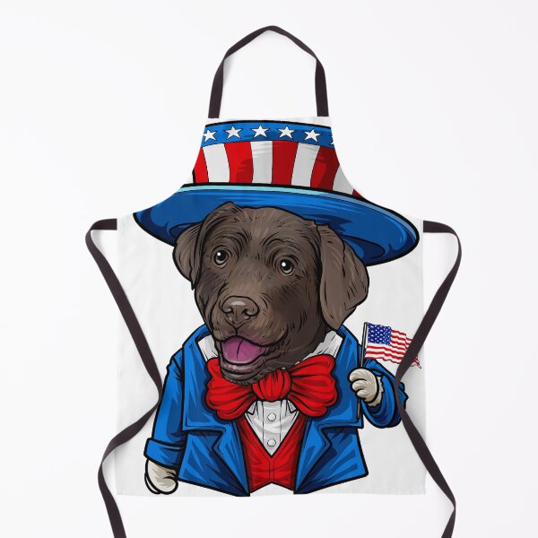 Item preview, Chocolate Labrador Retriever 4th of July chocolate lab designed and sold by whyitsme.