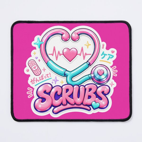 Item preview, Scrubs Sacred Heart Logo Classic TV Series version eight designed and sold by killem667.