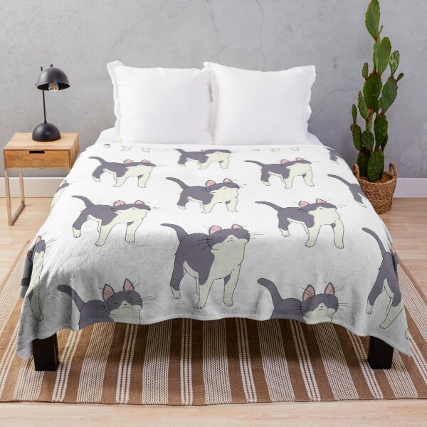 Item preview, Meow Cute Tuxedo Cat Curious Look Illustration designed and sold by OrangeCc.