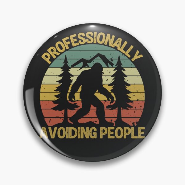Item preview, Funny Bigfoot Professionally Avoiding People designed and sold by legendaryskins.