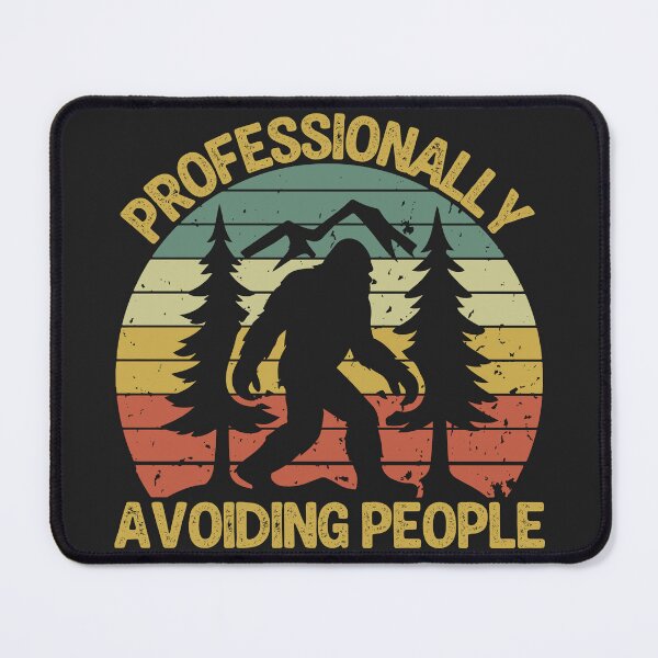 Item preview, Funny Bigfoot Professionally Avoiding People designed and sold by legendaryskins.
