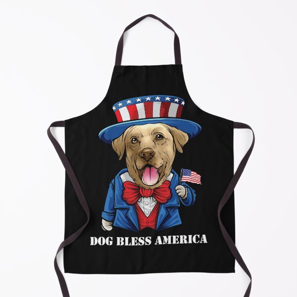 Item preview, Yellow Labrador Retriever Dog Bless America yellow lab designed and sold by whyitsme.